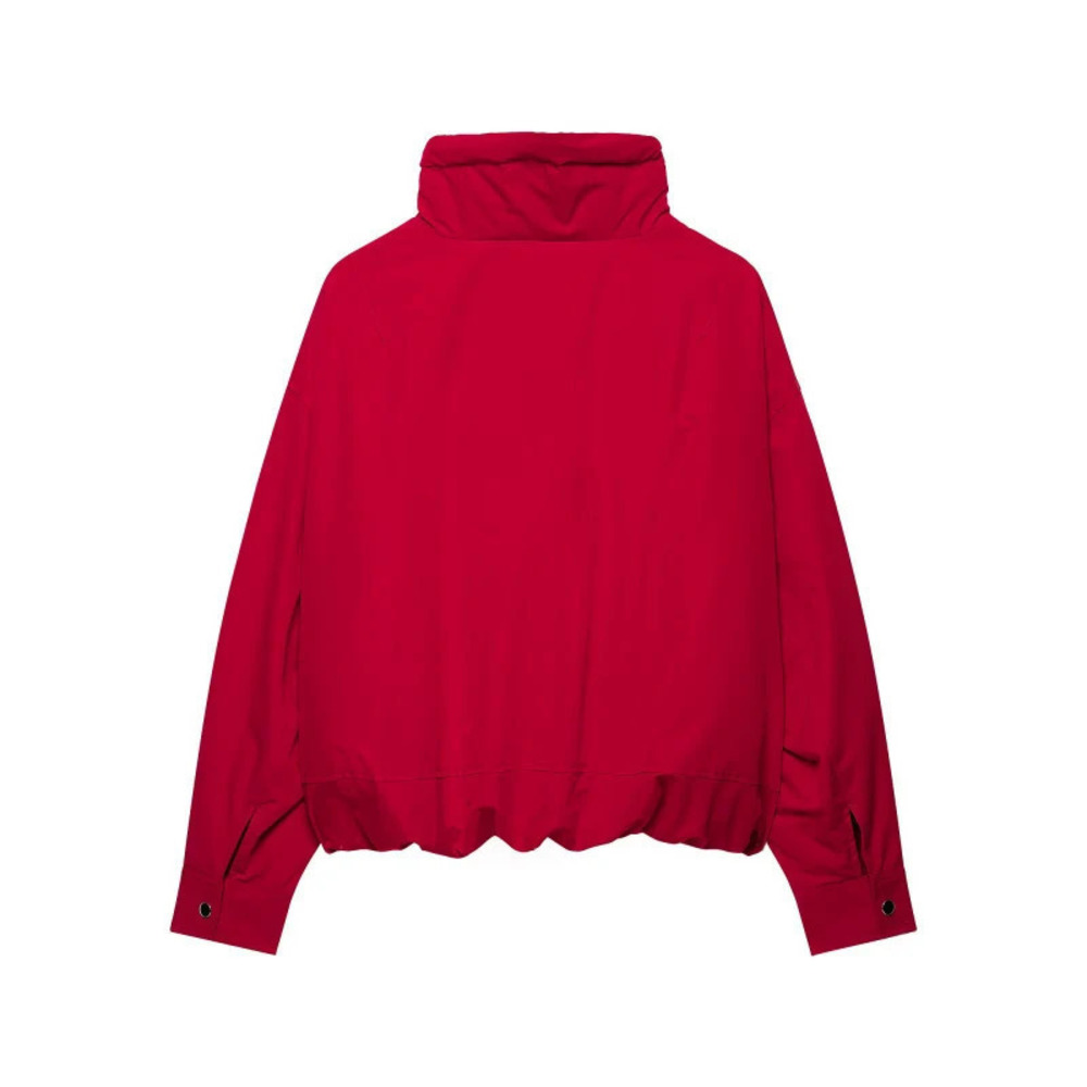 ZARA Fashionable Hooded Drawstring Pullover Windbreaker
